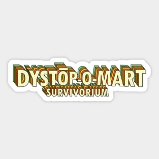 OFFICIAL Dystopomart Survivorium souvenir uniform Sticker